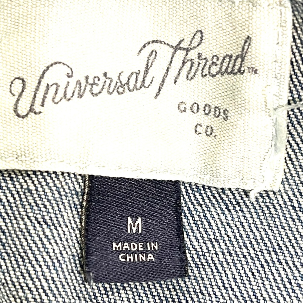 Universal Thread Button Front Blue Denim Jacket W… - image 7
